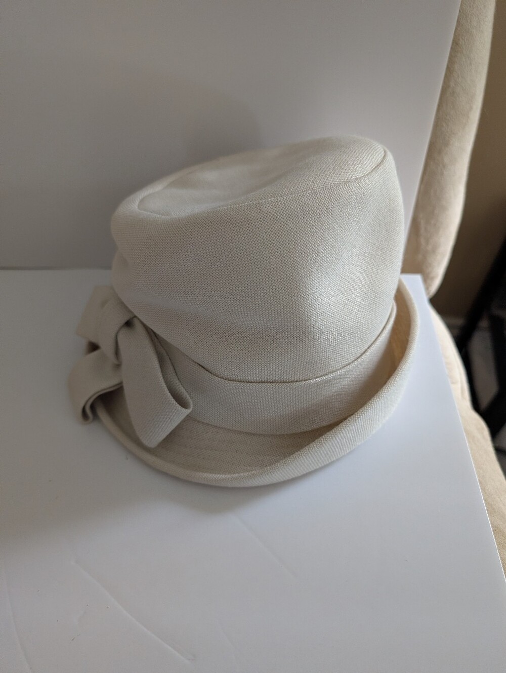 Hudson's Bay Company Cream Colored Bucket Hat